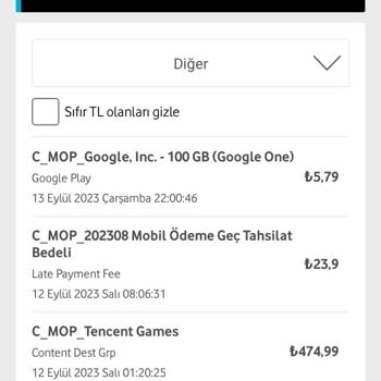 Tencent Games Türkiye Bilgim Dahili Dışında Mobil Ödeme Gerçekleştirilmiştir