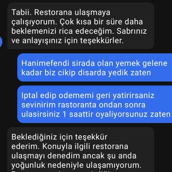 Getir İptal Ödemesi Yapmıyor