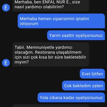 Getir İptal Ödemesi Yapmıyor