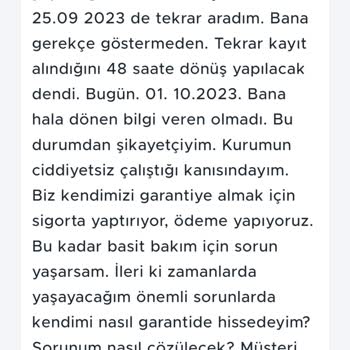 Doğa Sigorta Sigorta Kapsamındaki Hizmetlerin Yerine Getirilmesi.