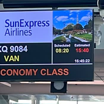 SunExpress Hava Yolları Saat 8.20 De Olan Uçağımın 15.00 A Ertelenmesi