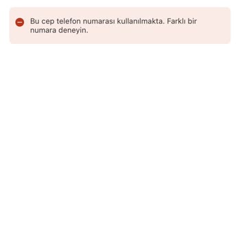 Yemeksepeti Telefon Numarası Kabul Etmemesi