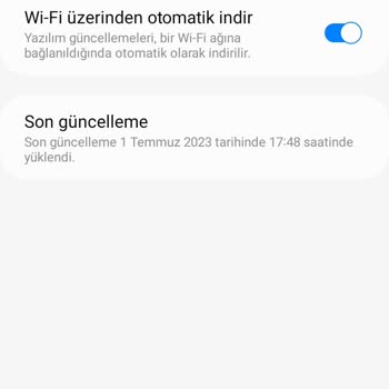 Samsung Telefon 30.09.2023 Güncelleme Sorunu