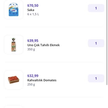 Getir Eksik Gönderilerin Ürün