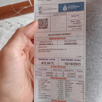İBB - İstanbul Büyükşehir Belediyesi Fahiş Gelen Su Faturası