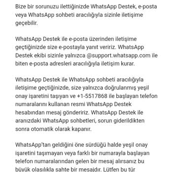 WhatsApp İki Adım Pin Kodunu Unuttum Giremiyorum Yardım Edin Lütfe