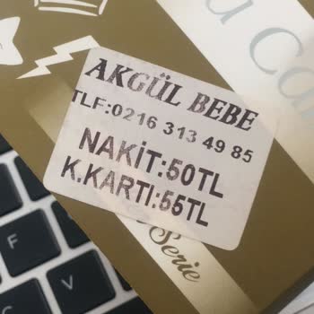 Akgül Bebe (Ataşehir) Karta Faklı Fiyat Ve Fiş Verilmemesi