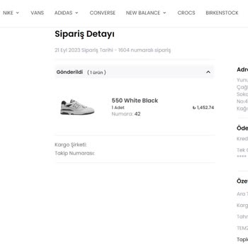 Sneaksload Instagram'dan Aldığım Ayakkabı Siparişi