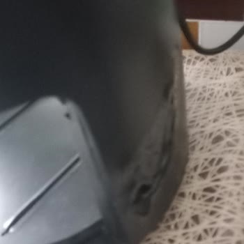 Kumtel Airfryer Dış Plastiği Yandı