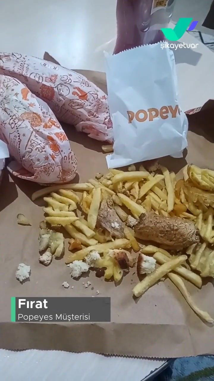 Popeyes'ten Gelen Sipariş videonun kapak resmi