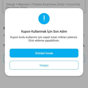 Tıkla Gelsin Daha Daha 1 Alana 1 Bedava Kuponunu Kullandırtmıyor!