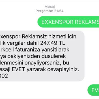 Exxen Spor Paketi Pişmanlığı