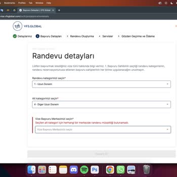 VFS Global - Randevu Alınamıyor