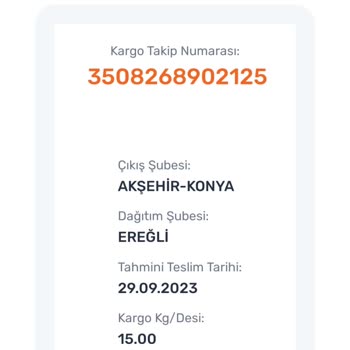 Aras Kargo Teslim Edilmeyen Kargo