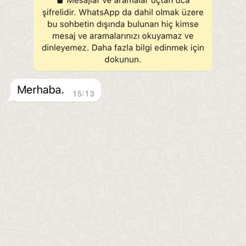 WhatsApp Şüpheli Mesaj