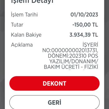 Ziraat Bankası Haksız Pos Bakım Ücreti