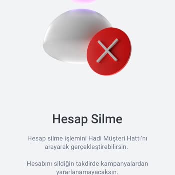 A101 Hadi Uygulamasındaki Hesabımı Silmek İstiyorum