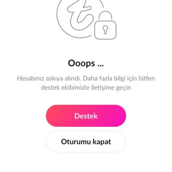 Tango Live Hesabım Askıya Alındı