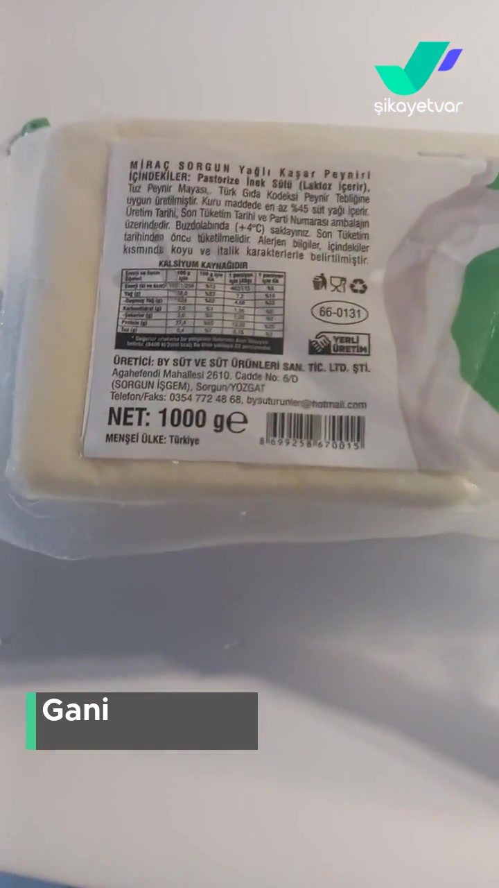 TGM Toptan Gıda Market Miraç Sorgun Kaşar Peyniri Çok Kötü videonun kapak resmi