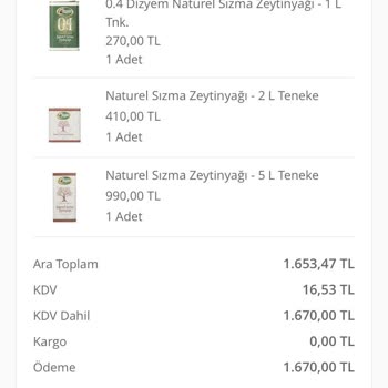 Özgün Zeytin Bozuk Çıkan Zeytinyağı