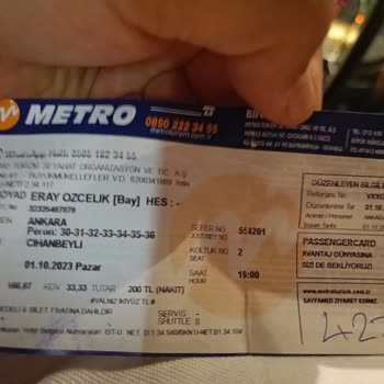 Metro Turizm Arabası 2 Saat Rötar Yapmıştır