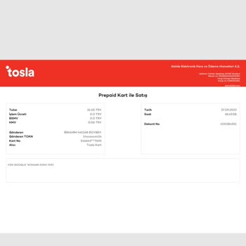 Tosla Hesabımdan İki Farklı Şirket Adına Bilgim Dışımda Para Harcanmış