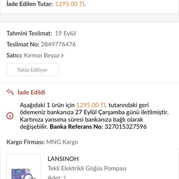 Trendyol Para İadesi Yapmıyor