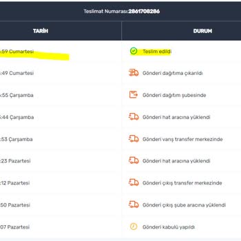 Sendeo Kargonun Ürünü Teslim Etmeyip Etmiş Gibi Göstermesi