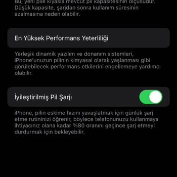 iPhone 13 Pil Seviyesi