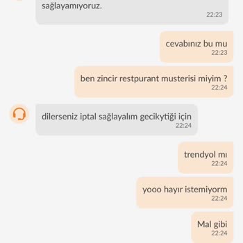 Trendyol Yemek Trendyol GO Siparişim Geç Gelmesi