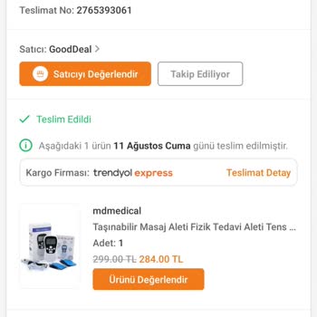 Trendyol Ürün Orijinalliği Şüpheli Ve Çalışmıyor