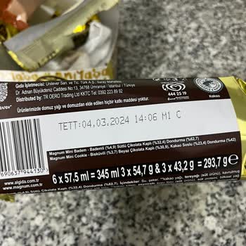 Magnum Dondurma Bozulmuştu. Bir Daha Almayacağım