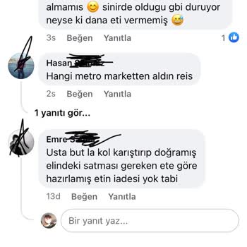 Metro Grossmarket Kasap Bölümü Sorunu