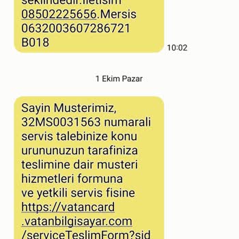 Vatan Bilgisayar Ayıplı Mal Kutudan Açılır Açılmaz Cihaz Reset Atmaya Başladı!