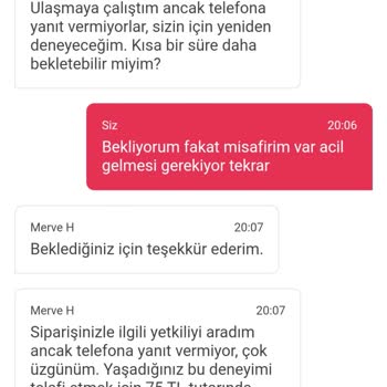 Yemeksepeti Ve Alimoğlu Baklava Eksik, Hatalı Ürün Ve Sorumsuzluk