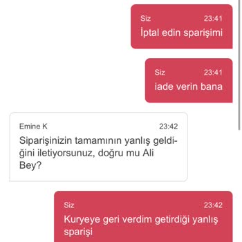 Yemeksepeti Market 120 Dakika Sonra Gelen Yanlış Sipariş Ve Israrcı Kurye