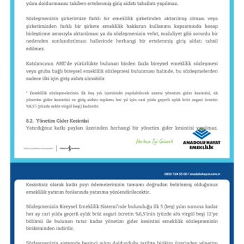 Anadolu Hayat Emeklilik Çocuğum İçin BES İptal Sorunu