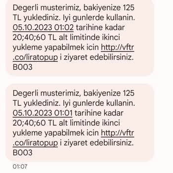 İki İnternet Paketi Ücreti Aldı Vodafone
