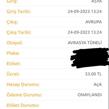 Avrasya Tüneli Avrasya Kullanılmadığı Halde HGS'den Ödeme Alıyor