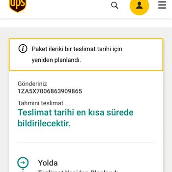 UPS Pişmanlıktır. Uzak Duralım