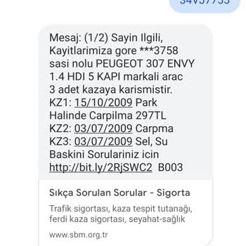 HDI Sigorta Aracıma Sonradan İşlenen Hasarlar