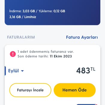 Superonline Fazla Düzenlenen Fatura