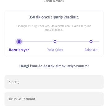 Getirin Sipariş Geciktirmesi Ve İptali