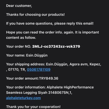 Alphaleteturkiye.com Kargom Elime Ulaşmadı