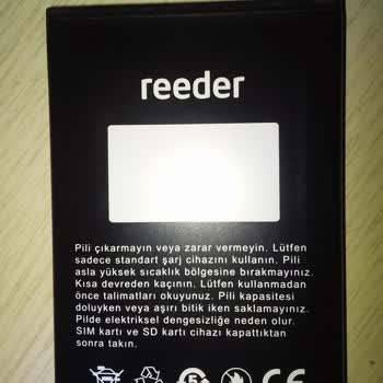 Reeder P13 Blue Maxl 2022 Telefon Yetersiz Teknik Servis Hizmeti