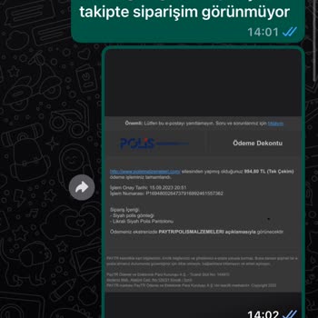 Polismalzemeleri.com Sitesi Gönderdiği Ürünlerin Arkasında Durmuyor