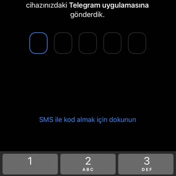 Telegram Kod Yenileme Mesajı