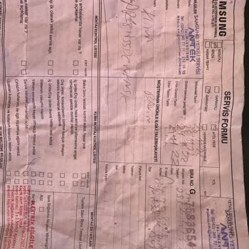 Antalya Samsung Yetkili Sevisi Antek Yaptığı İşin Arkasında Durmuyor