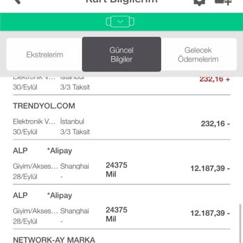 Garanti BBVA Kredi Kartı Hesabımdan Onayım Dışından Para Çekilmiş.