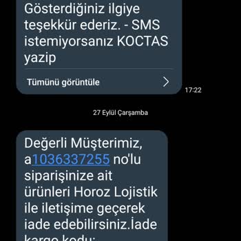 Horoz Lojistik Ürün İade Alım Sürecinin Uzaması